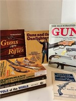 8 pcs Books on Firearms