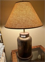 Hammered Copper Lamp