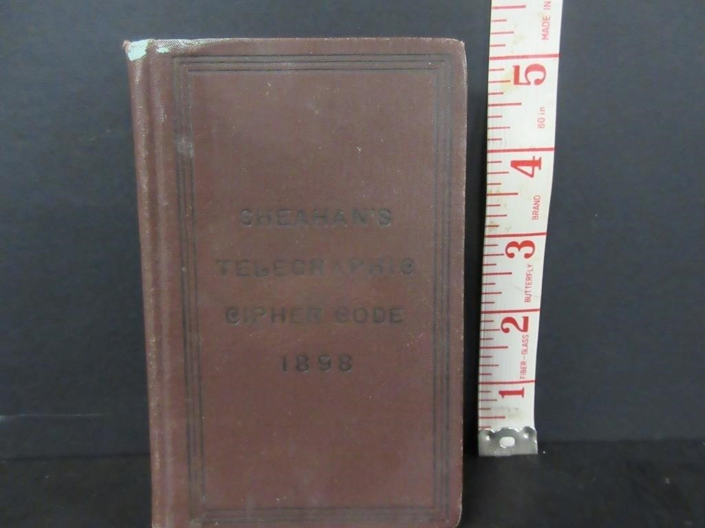 RAILWAY EMPLOYEES 1898 TELEGRAPHIC  CODE BOOK