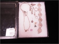 Group of sterling jewelry, several with