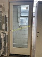 36" Right Hand 7 Ft tall full view Exterior Door