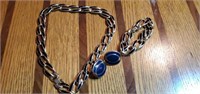 Earrings, bracelet & necklace
