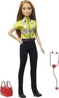12" Barbie Paramedic Doll, Petite Brunette