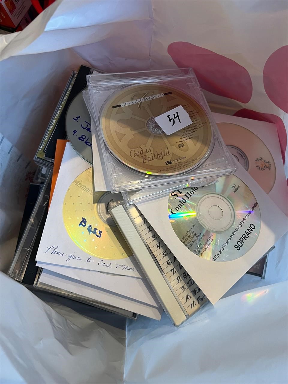 BAG OF MISC. CDS