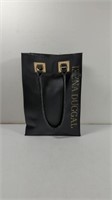 IEENA Duggal Black With Gold Accents Tote Bag