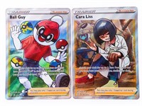 Pokemon - 2 Trainer Cards - Cara Liss #067 & Ball