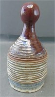 Glazed Pottery Container w/ Lid