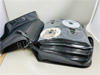 soft case of approx 360 DVD's