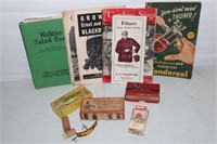 Vintage Fishing Lures and Vintage Books/Manuals