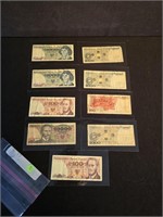 9PCS POLISH BILLS