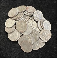 Lot of 50 Steel Pennies