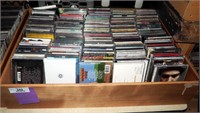 Approx 200 Assorted Music C Ds Box Tray Lot