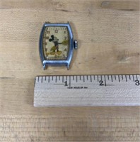 Vintage Mickey Mouse Watch, Needs Battery, No Band