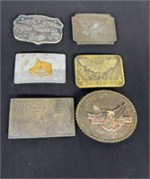 Belt Buckle, Times 6, See Pictures