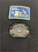 Harley Davidson Belt Buckle, Times 2