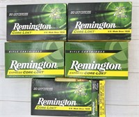 100rds 30-06 ammunition: Remington Core-Lokt,