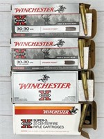 78rds 30-30 Win ammunition: assorted Winchester,