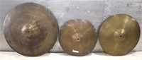 (3) 14"-20" Cymbals