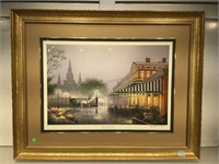 Original James Hussey Lithograph signed, matted
