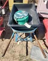 Wheel Barrow, Large Mixing Tub And More