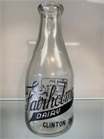 Fairholme Dairy Clinton Milk Bottle