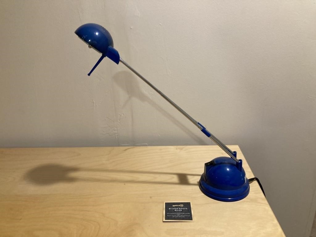 Blue Adjustable Task Lamp