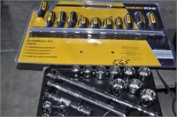 12PC SCREWDRIVE SET & PITSBURGH SOCKET SET