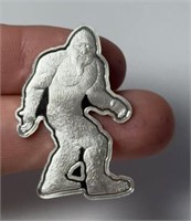 .999 5 Grams Silver Big Foot Bar