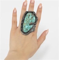 Jewelry Sterling Silver Turquoise Snake Ring