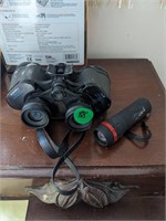 Bushnell 7x35 binoculars and small flashlight