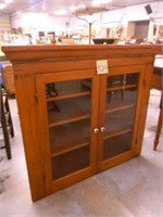 Pine Corner Cupboard Top (41x17x36)