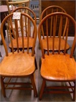 (4) Bow Back Chairs