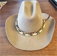 Resistol Self-Conforming Western Cowboy Hat Size 7