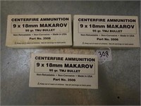 150 Rounds Of 9x18mm Makarov Ammo