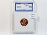 2007 S Proof Lincoln Cent Penny PR 70 DCAM IGS