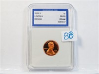 2006 S Proof Lincoln Cent Penny PR 70 DCAM IGS