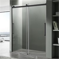ANZZI 76x60 Shower Door Black SD-FRLS05902
