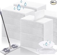 240 Count Wet Mop Pads Large Refills 11.8 x 7.9''