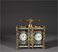 Western cloisonne watch