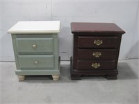 Two Nightstands Largest 16.5"x 22.5"x 26.5"