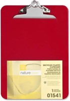 (3) Nature Saver Recycled Clipboard, 1" Capacity,