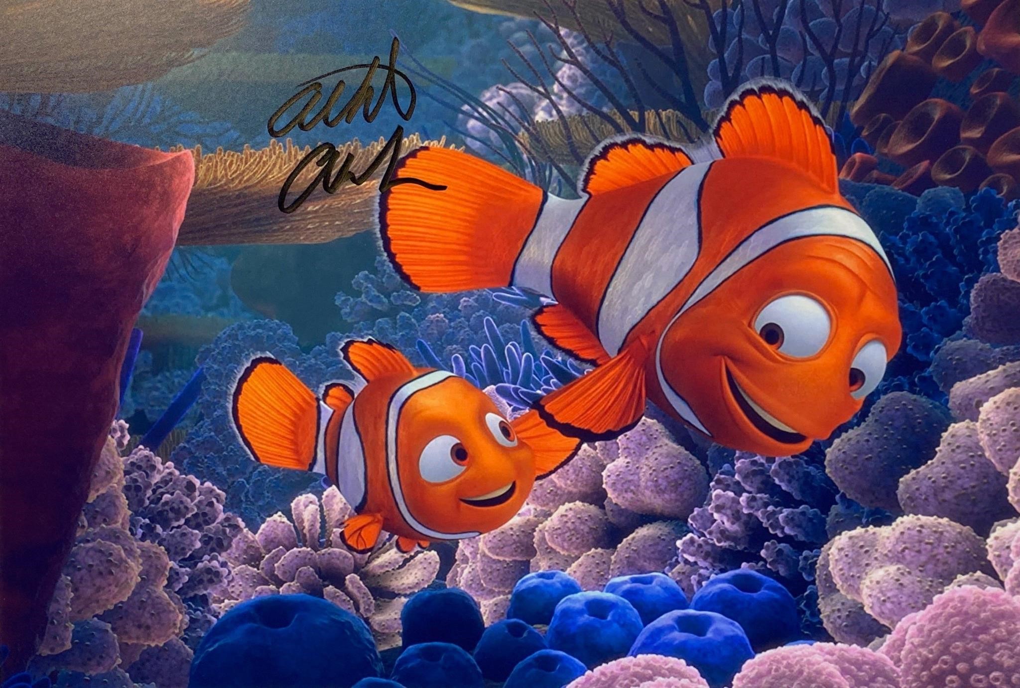 Autograph Finding Nemo Albert Brooks Photo