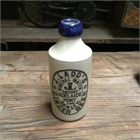 J Ladd's Stone ginger beer bottle Adelaide