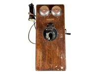 Antique Western Electric Hand Crank Wall Telephone