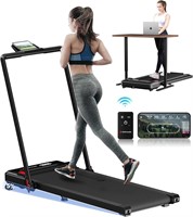 Foldable Treadmill  3HP  300lbs  Black