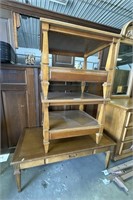 (3) Mid Century Modern Walnut Tables.