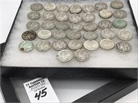 Collection of 37-1930's Silver Mercury Dimes