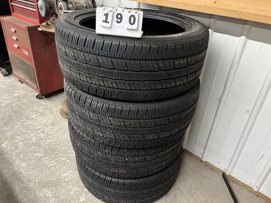 (4) Practically New General 22" Tires