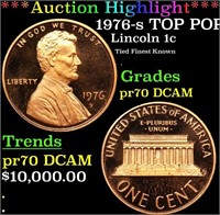 Proof ***Auction Highlight*** 1976-s Lincoln Cent