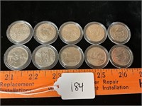 US State Quarters in Cases